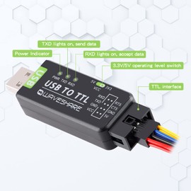 JESSINIE Industrial USB to Serial Adapter UART Serial Adapter FT232RL Serial to USB Converter USB to TTL Adapter Port Module Support Multi Systems and Multi Protection Circuits with Shell