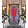 SHATCHI Christmas Red 9m Giant Bow Cover-Front Door Xmas Wedding,