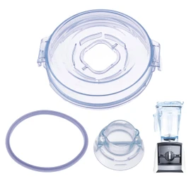 CDDCWZ Lid for Vitamix Accessories 64oz Low Profile Container Fit for Replacement Clear Lid Compatible with Vitamix A3500 A3300 A2500 Venturist Pro VM0185B 64oz