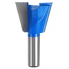 HARFINGTON Dovetail Router Bit 1/2" Shank 1-1/2" Dia Tungsten Carbide