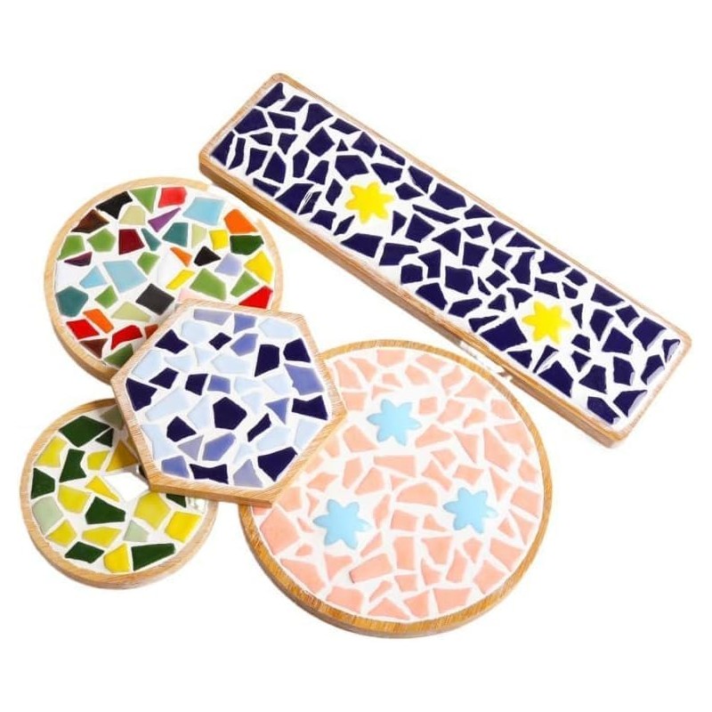 1.1LB Irregular Ceramics Mosaic Tiles, Mosaic Pieces Stones for DIY