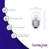 lumenivo G45 Oven Light Bulb Replacement 40 Watt Appliance Bulb