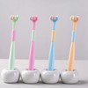 OVDGWC 8 Three Sided Toothbrushes, Toothbrushes for Children, Teeth Cleaning