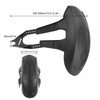 Motorcycle Rear Mudguard ABS Metal Black Tire Splash Guard Universal