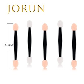 50 Pcs Eyeshadow Brush Set, Eye Shadow Brush Double Sided, Eye Shadow Applicator Sticks, Sponge Makeup Applicator for Eyes