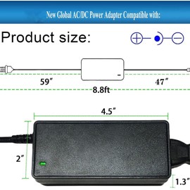 9V Adapter Charger for Roland PSB-120 Electronic Keyboard Compatible with Roland PSB-1U ACB-120 ACF-120 ACK-120 ACI-120 VG-99 GT-10 SPD-SX AX-09 FA-06 SP-404 Charger Power Cord PSU