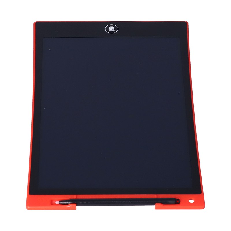 LCD Writing Tablet 10in Full Screen Replaceable Button Battery Red