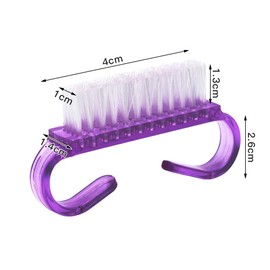 ESJNNK Nail Brush, Pack of 6, 3 Colors, Nail Care, Nail Care, Hand Cleaning, Nail Cleaning, Hand Wash, Portable, Lightweight, Compact