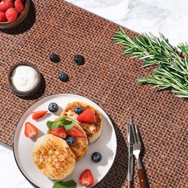 Trivet Table Runner Hot Plates Mat 12 X 40 Inch Heat Resistant Table Protector Waterproof Decorative Farmhouse Kitchen Trivets Counter Heat Proof Placemats for Hot Dishes (Linen)