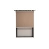 Roll Screen Beige Width 60cm Length 180cm Curtain Rod Mount