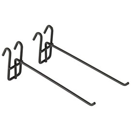Iris Ohyama MPA-F15 Mesh Panel Hook, 5.9 inches (150 mm), Black