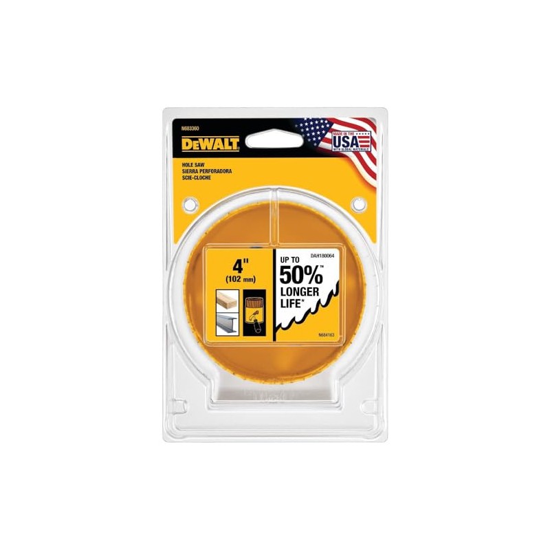 DEWALT DAH180064 4 (102MM) Hole Saw