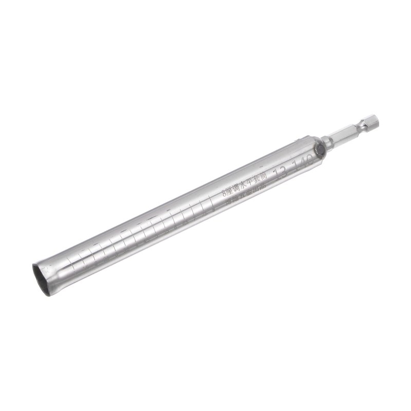 sourcing map Hollow Socket, 13mm x 140mm Deep Well Power