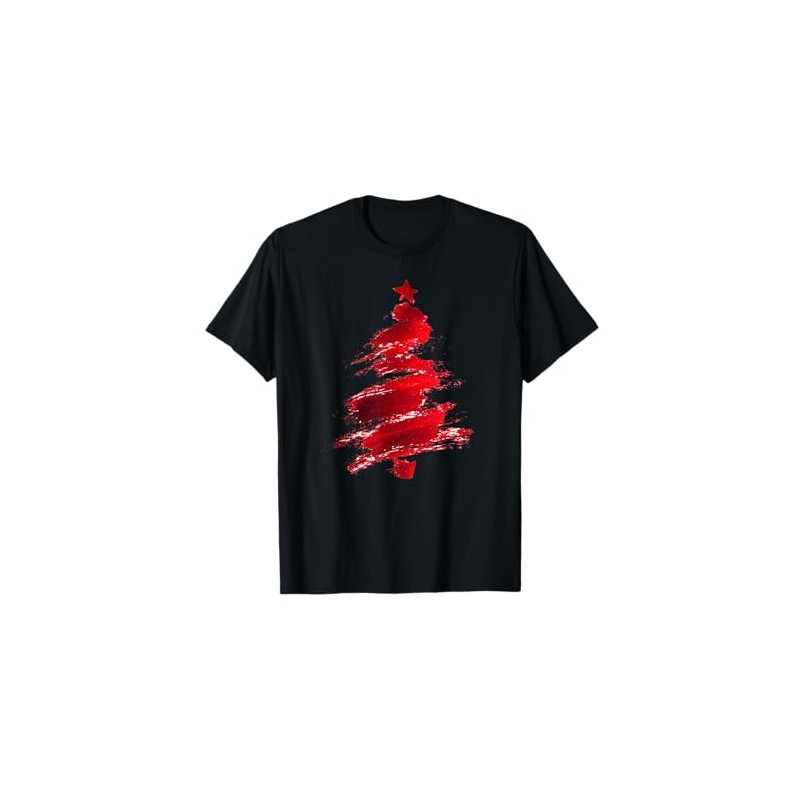Christmas Tree Christmas Lipstick Christmas Gifts T-Shirt, black