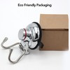 ACCURATE No- Drillings Suction Cup Towel Utensils Hanger Holder- Stainless