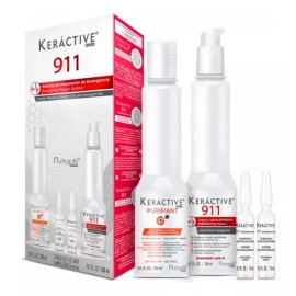 Nutrapel Cuidado Capilar Keractive 911 Sistema Integral 2x300ml