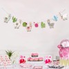 Party Banners Cactus Alpaca Hanging Bunting Mexican Fiesta Baby Shower