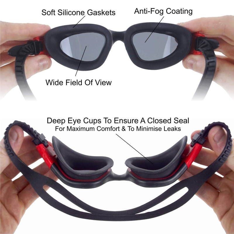 Lomo Vigour Polarised Triathlon Open Water Swimming Goggles