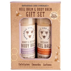 Savannah Bee - Set de regalo para talón y cuerpo - Cera de abeja y miel para una piel sana e hidratada