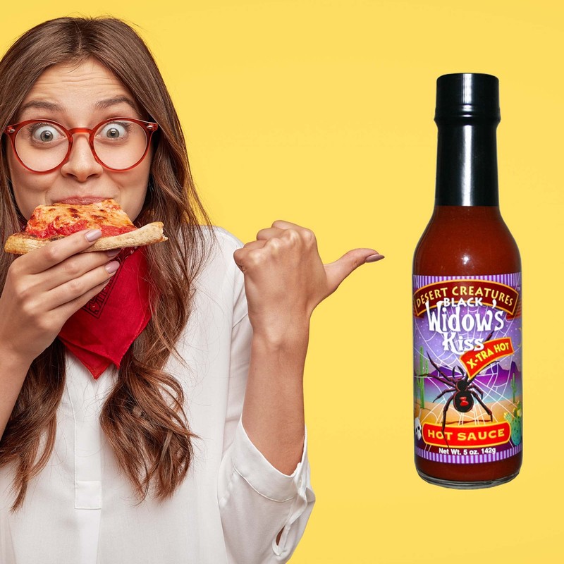 Desert Creatures Habanero Hot Sauce - Black Widow's Kiss -
