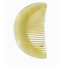 Anti Static fine tooth Natural ox Horn Comb Detangling Massage pocket size mini ox horn beard Comb for curly hair