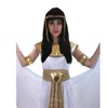 Boutique Retailer Women's Deluxe Egyptian Queen Costume, Medium/Large White/Gold