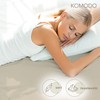 Komodo Fitted Sheet Single Bed Fitted Sheet with Corners Plain