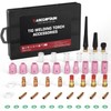 ARCCAPTAIN 49 Pcs TIG Welding Torch Accessories kit Alumina Nozzle