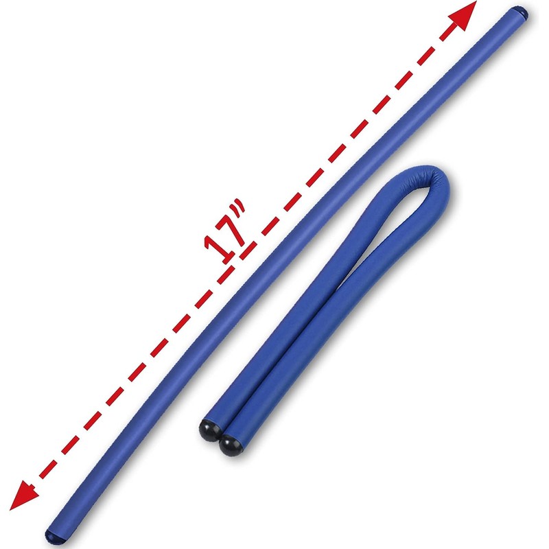 Andalus Twist Rubber Ties, 17-Inch Long, Assorted Colors, Reusable Twist