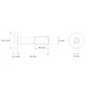 HEXATON Cylinder Head Screws with Hexagon Socket Partial Thread M6