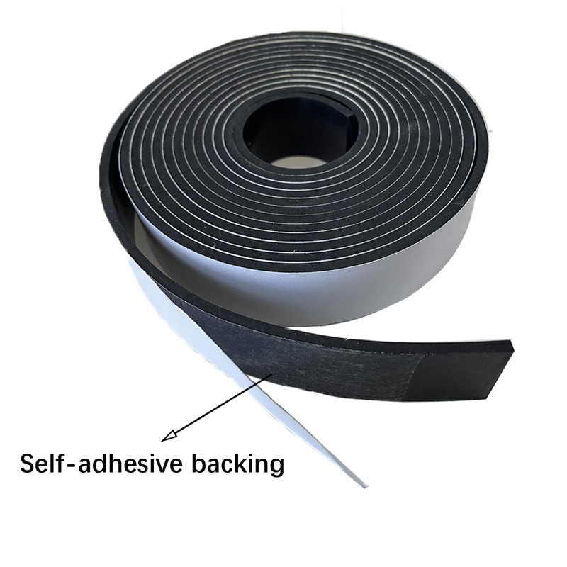 Salimhib Solid Rubber Strips with Adhesive 1/8 (.125)" Thick X