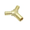 CDQBWKJGFJ 2 Pcs Brass 1/2" x 3/8" x 3/8" Hose
