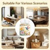 DELORIGIN Flowers Tissue Box Holder, Hummingbird Square Tissue Box Cover