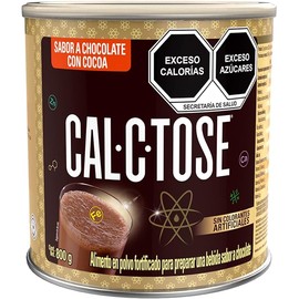 Cal-C-Tose Alimento en Polvo Fortificado para Leche Sabor Chocolate Lata 800g
