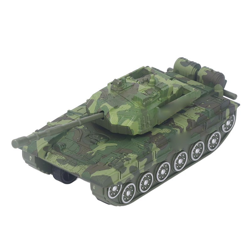 Flatbed Trailer Toy Simulation Detachable Collectible Military Trailer Tank Model