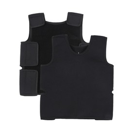 Tnmabik Sensory Compression Vest Deep Pressure Comfort for Kids (Black, Medium)