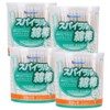 Leader cotton swab spiral cotton swab, 200 pieces, 4 pieces / Leader면봉 나선형면봉, 200개입, 4개