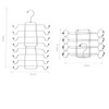 Aptech Tank Tops Camisole Clothes Hanger Closet Organizer for Metal