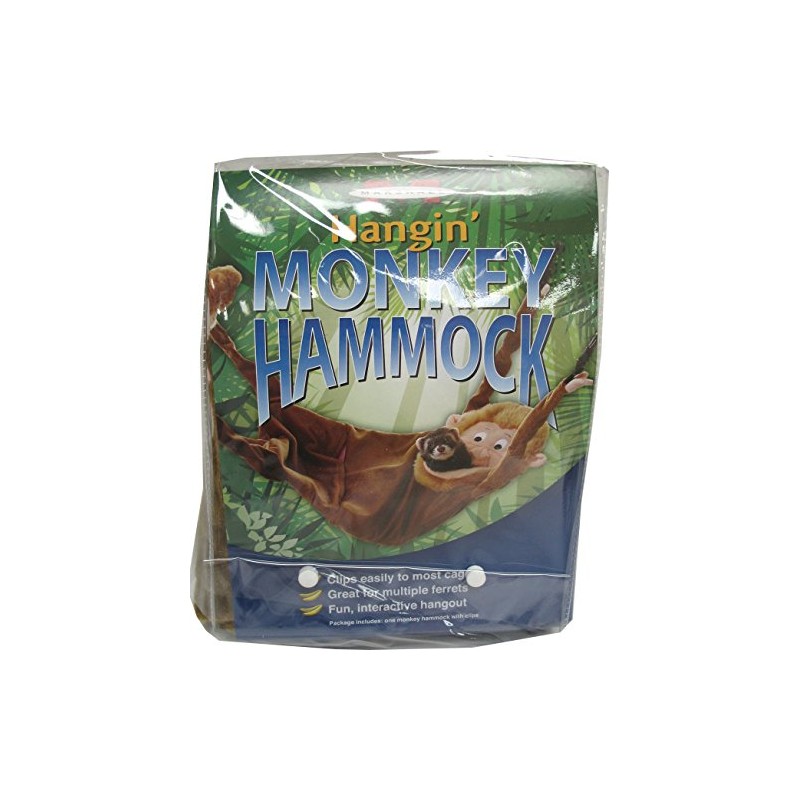 MARSHALL PET Products Hangin Monkey Hammock Brown