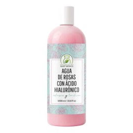 Productos Mart Mexico Agua de Rosas y Ácido Hialurónico 1L Hipoalergénico