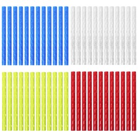 Gallipower 48 Pcs Bicycle Spoke Reflectors,Reflective Spoke Covers,Colorful Bicycle Spoke Skins,Wheel Reflector Tube,Reflective Spoke Skins Wheel Decoration Reflectors for Night Riding