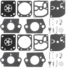ECSiNG 2 Sets Lawn Mower Carburetor Diaphragm Gasket Compatible with Stihl FS 120 200 250 300 350 450 400