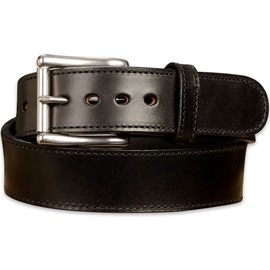 Bullhide Belts Mens Leather Belt for Casual, Dress, 1.75" Wide, Black, 42 Inches