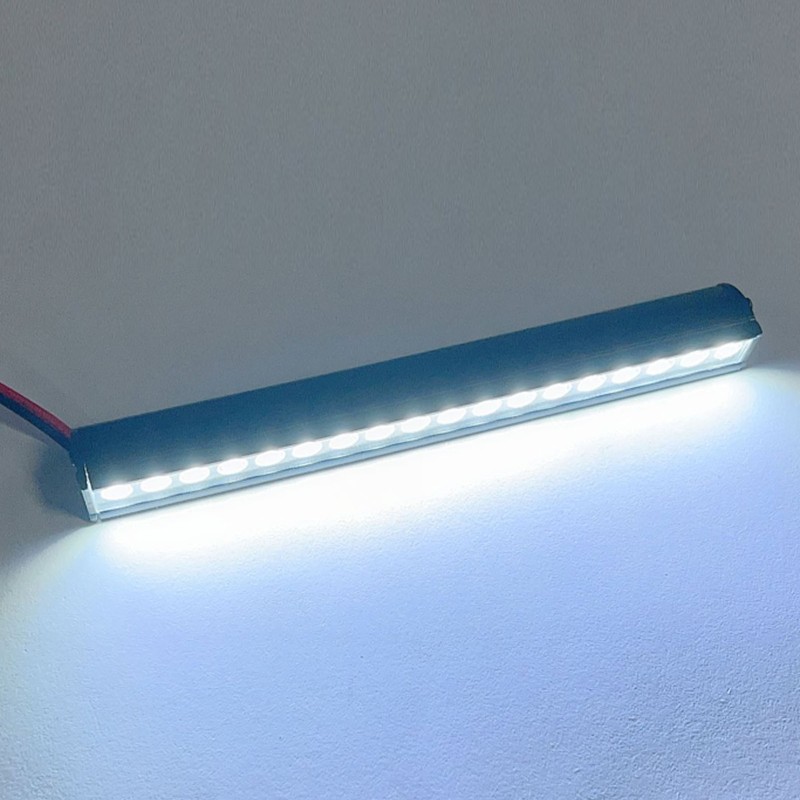 RC Car Roof Lamp 18 LEDs White Light Universal Aluminium