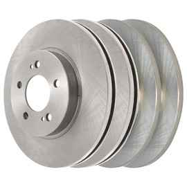 AutoShack Front and Rear Brake Rotors Set of 4 Replacement for 2011-2016 Kia Sportage 2010 2011 2012 2013 2014 2015 Hyundai Tucson 2.0L 2.4L AWD BRKPKG100067