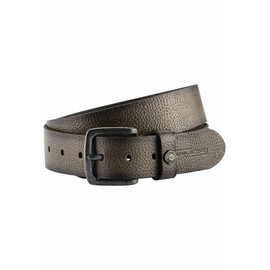 camel active Men's Leather Belt, grey-brown