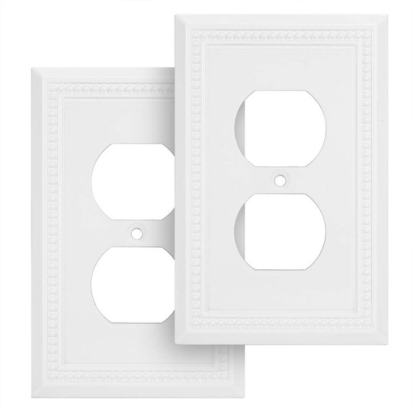 Sunken Pearls Decorative Wall Plate Switch Plate Outlet Cover, Durable