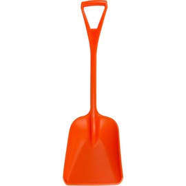 SPARTA 41076EC24 Plastic Sanitary Shovel, Food Safe Plastic Shovel For Commerical Kitchens, 11 Inches, Orange