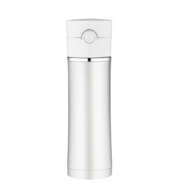 Thermos 16-Ounce Drink Bottle, White