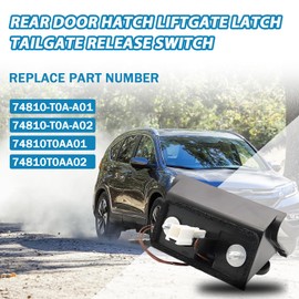 74810T0AA02 Trunk Lid Open Switch Fits for Honda CR-V 2012 2013 2014 2015 2016,Car Tailgate Release S-Witch Replace 74810-T0A-A01 74810-T0A-A02